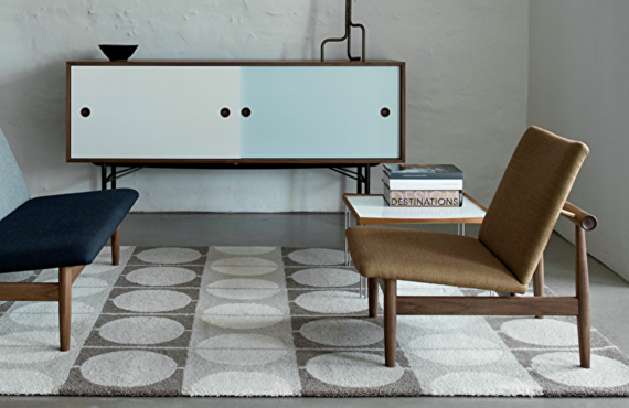 時代を超越した幾何学的なラグデザイン『Circle Rug』